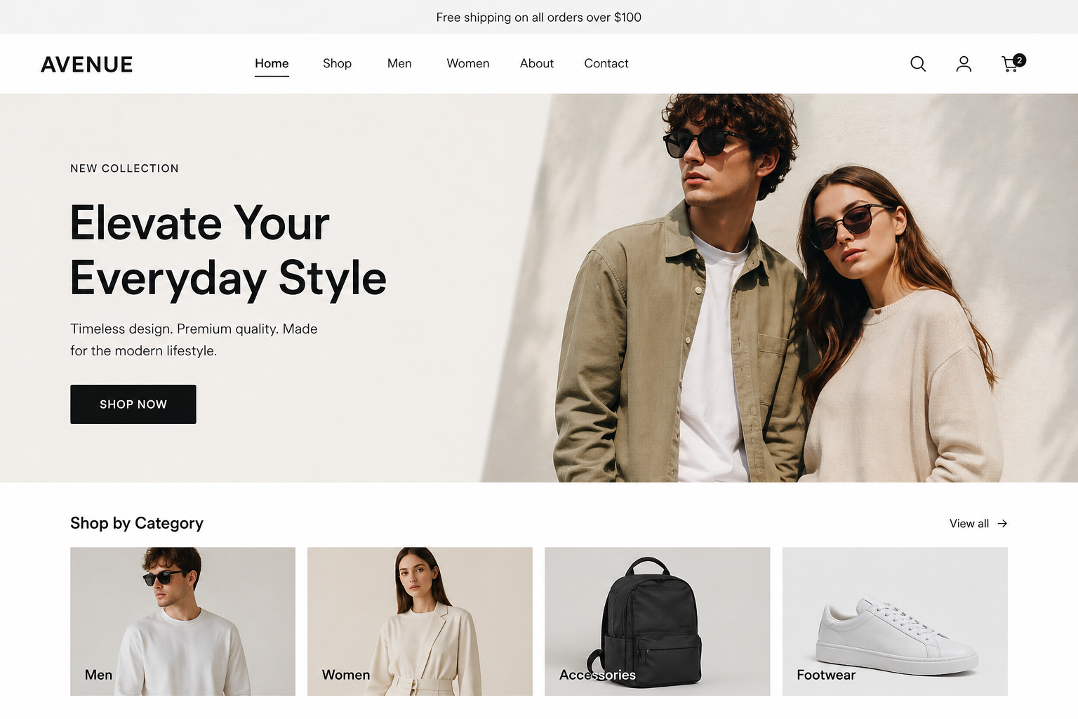 E-Commerce Store System preview